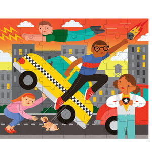 Two Sided Superheroes On-the-Go Puzzle