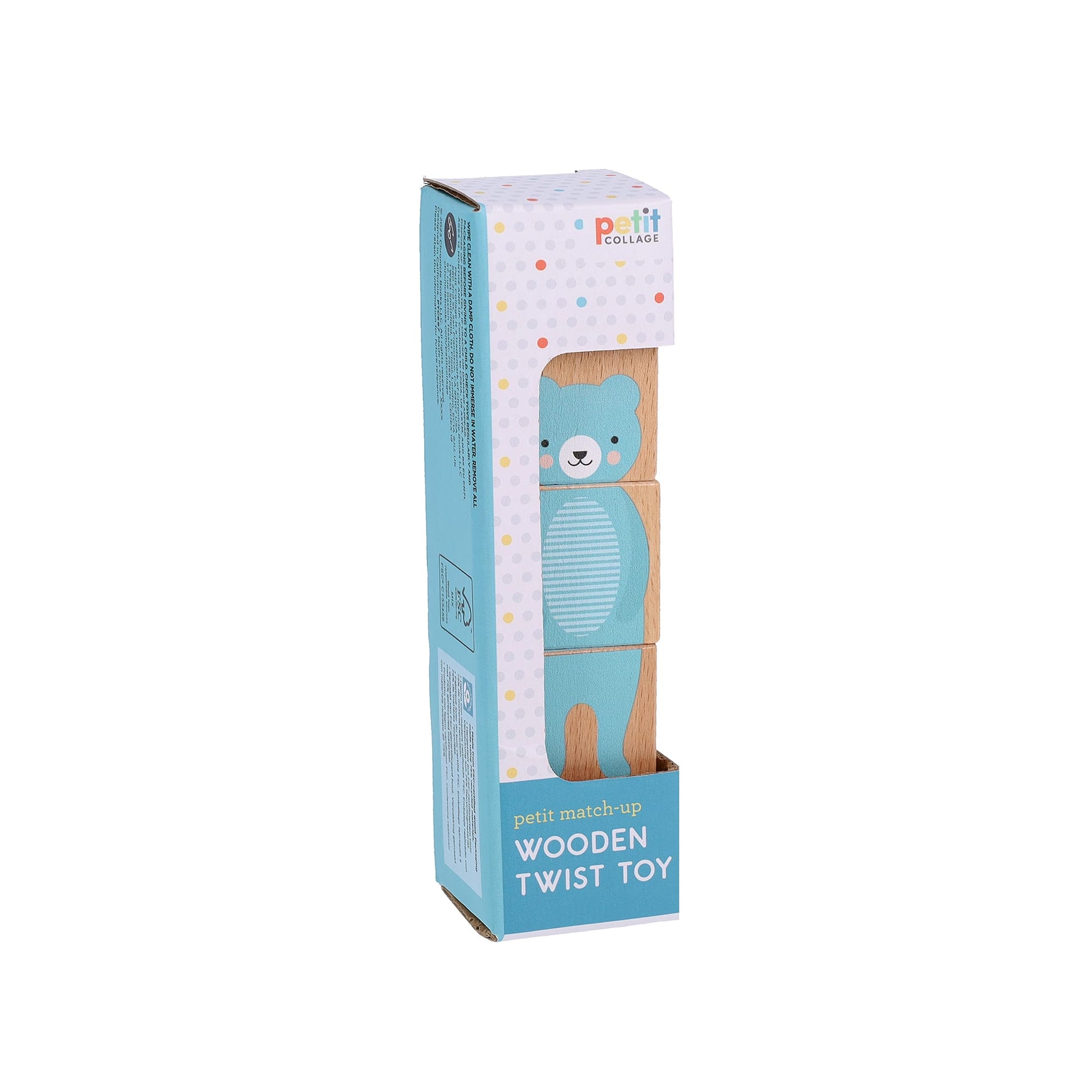 Petit Match-up Wooden Twist Toy