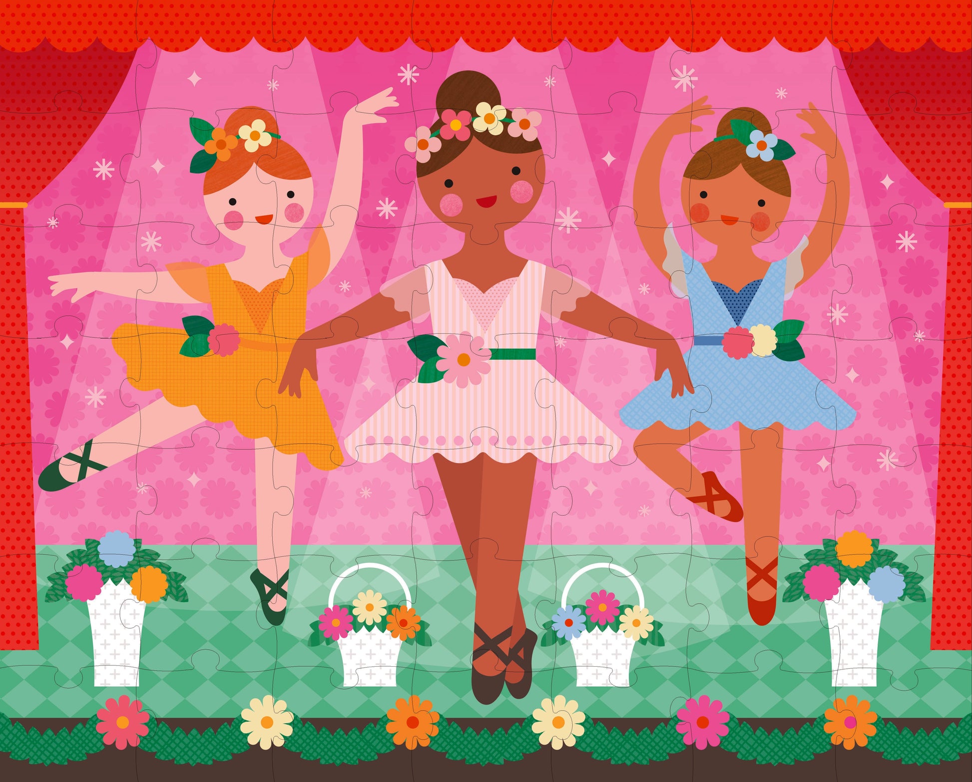 Two Sided Ballerina On-The-Go Puzzle
