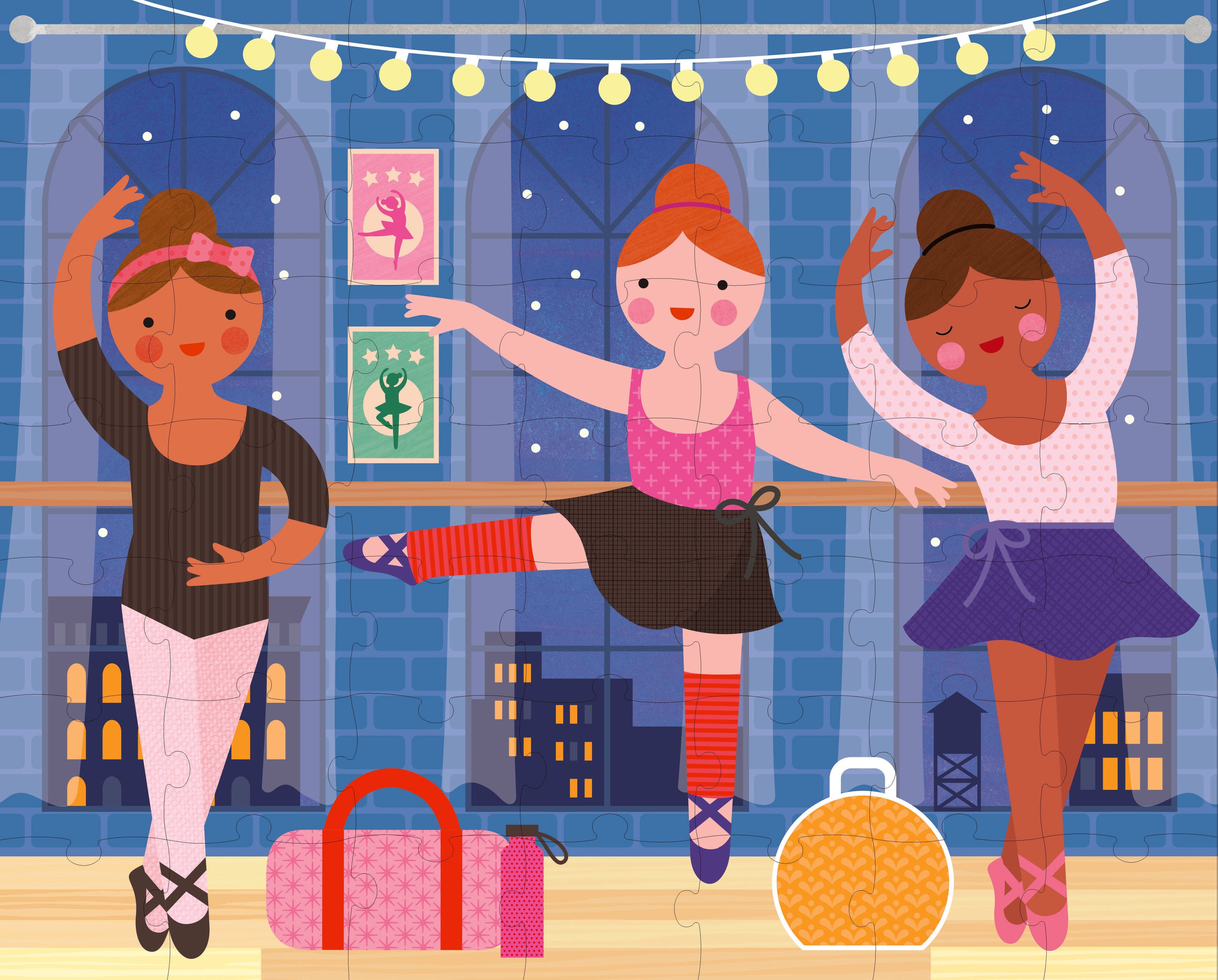 Two Sided Ballerina On-The-Go Puzzle