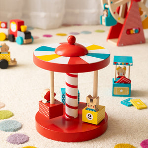 Merry-Go-Round Wooden Carousel