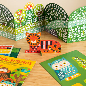 Mosaic Sticker Activity: Animal Friends