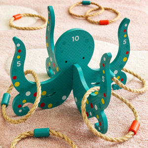 Happy Octopus Wooden Hoopla