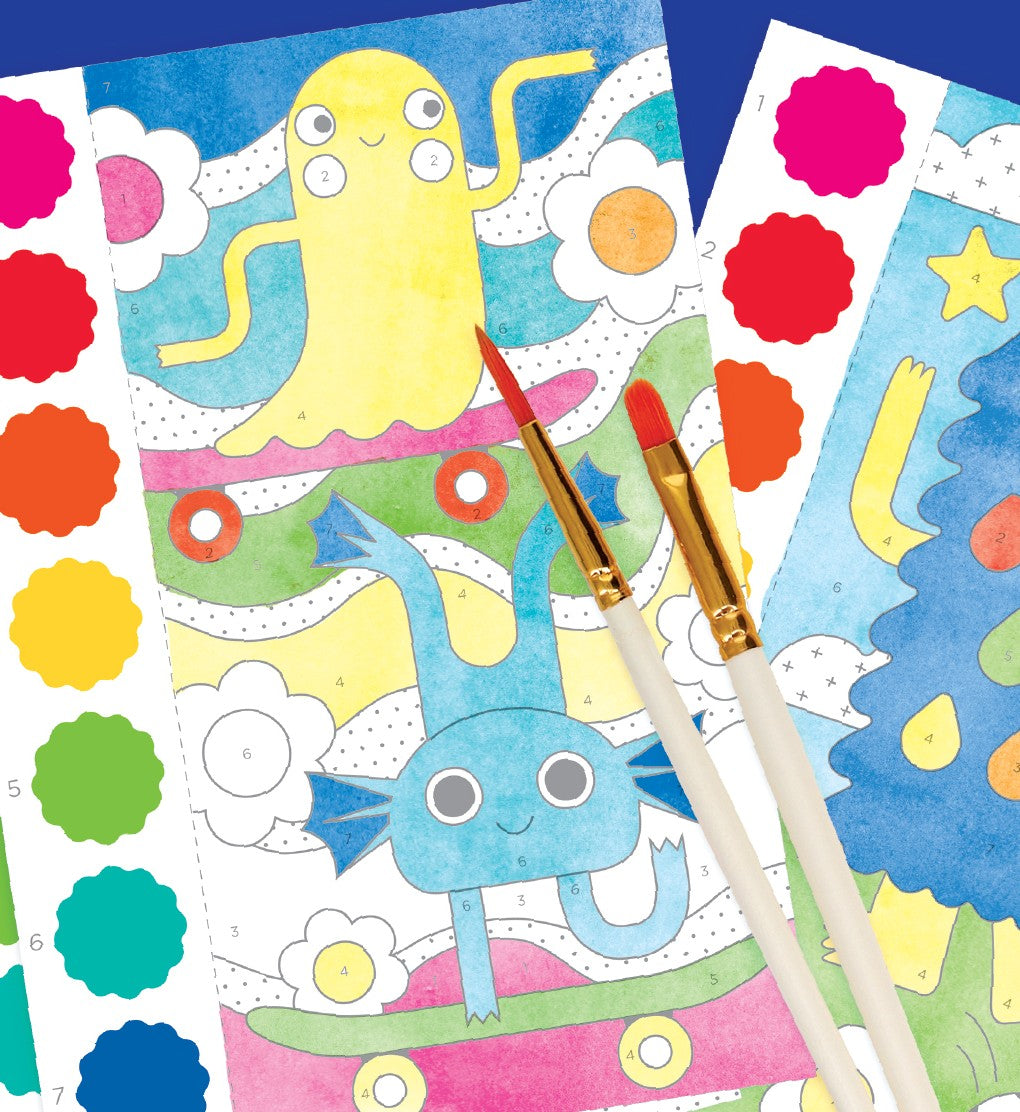 Paint by Numbers: Monsters