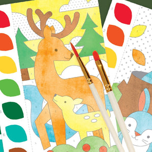 Paint by Numbers: Woodland