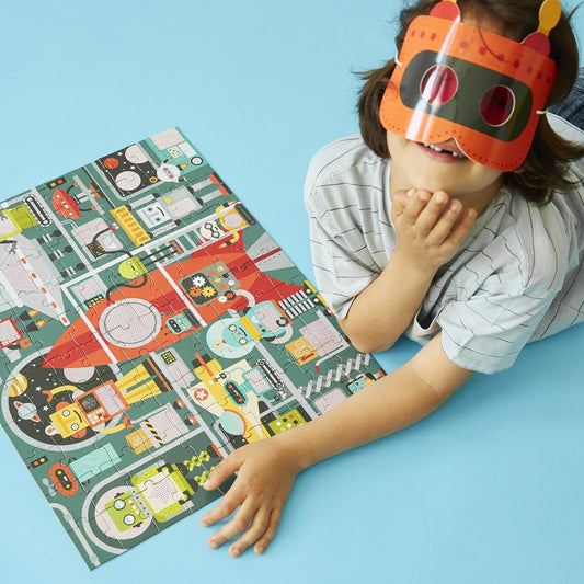 Robot Factory 100-Piece Decoder Puzzle