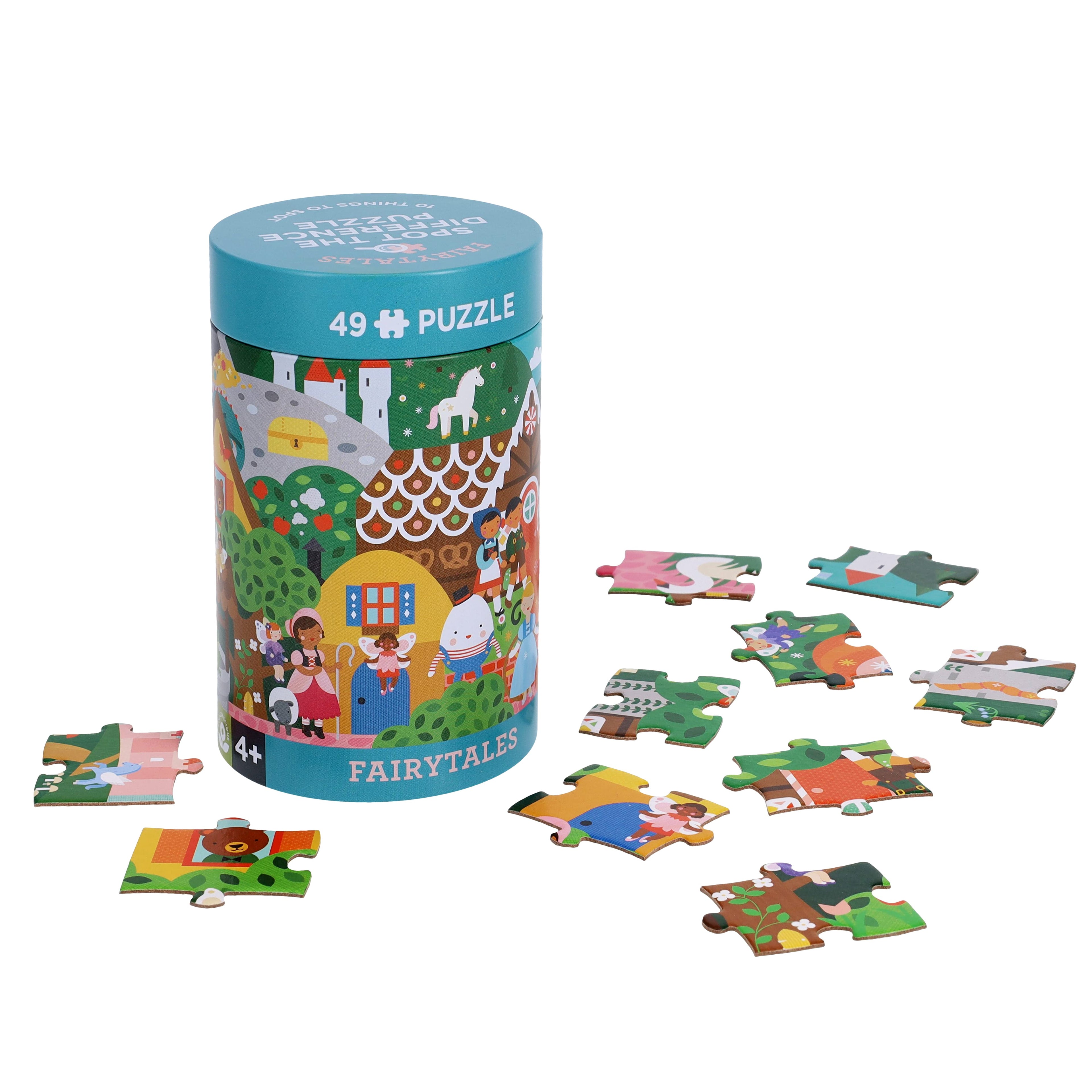 Spot the Difference Puzzle: Fairy Tales