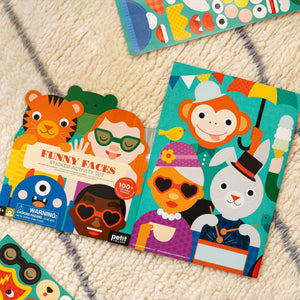 Sticker Activity Set: Funny Faces