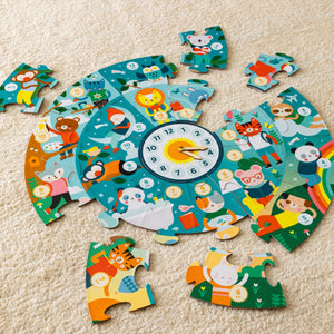 Telling the Time 25-Piece Floor Puzzle